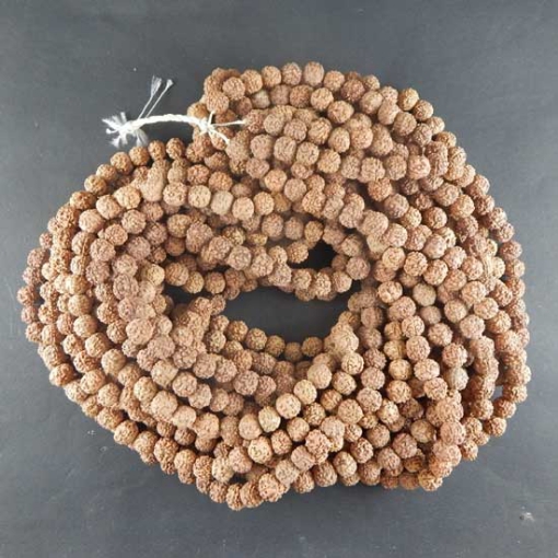 Rudraksha Beads Wholesale (109 pcs) 9mm, Natural Colour