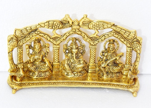 Ganesh, Laxmi, Saraswati Statue 