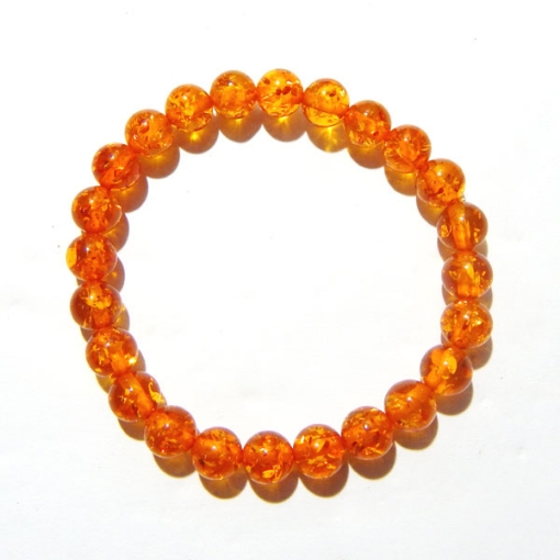 Picture of  Amber Copy Gemstone Bracelet
