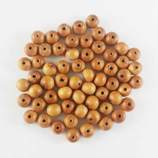 Picture of Perles en bois 6 mm